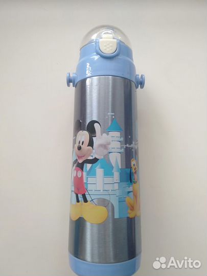 Термос с трубочкой