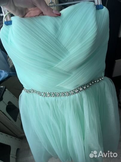 Вечернее платье на корсете