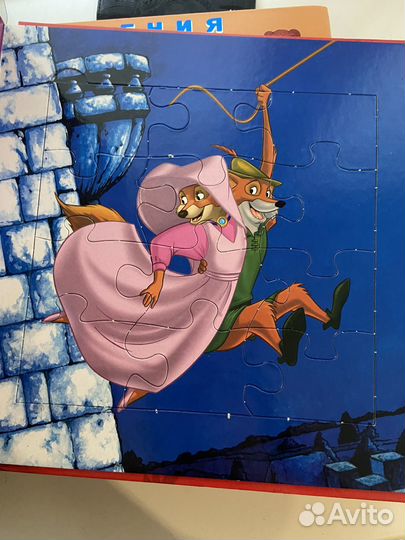 Книга с мягкими пазлами