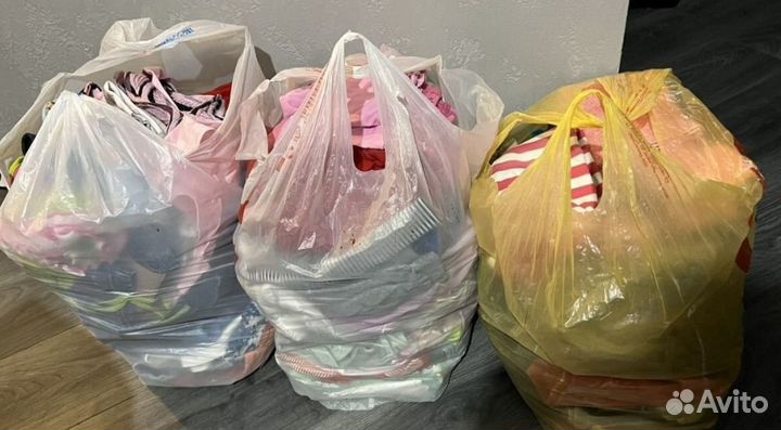 Детская одежда для девочек пакетом
