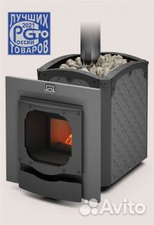 Печь для бани Былина-18 Ч Панорама