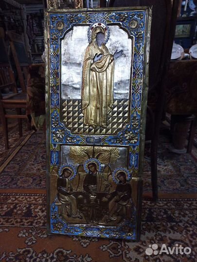 Икона двухчастная