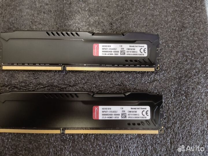Оперативная память DDR3 1600 16 Гб (2*8)