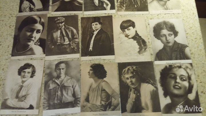 Открытки 20-х годов актеры