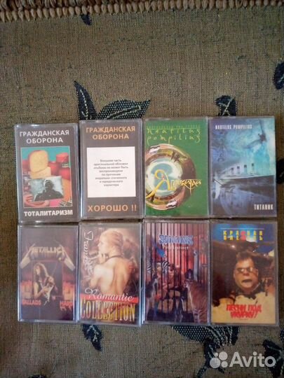 Аудиокассеты (рок, металл, панк)