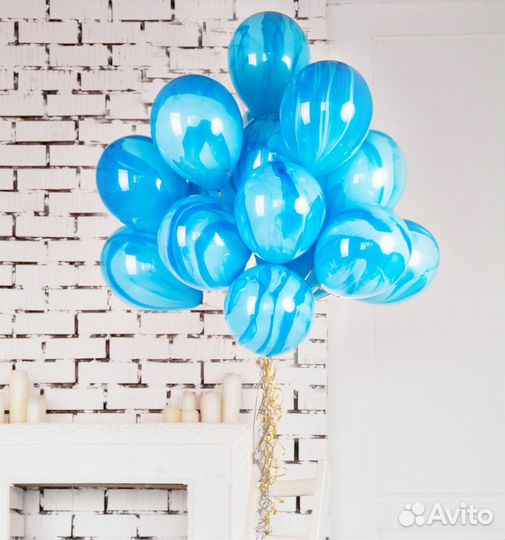 Гелиевые шары и фотозона на гендер пати