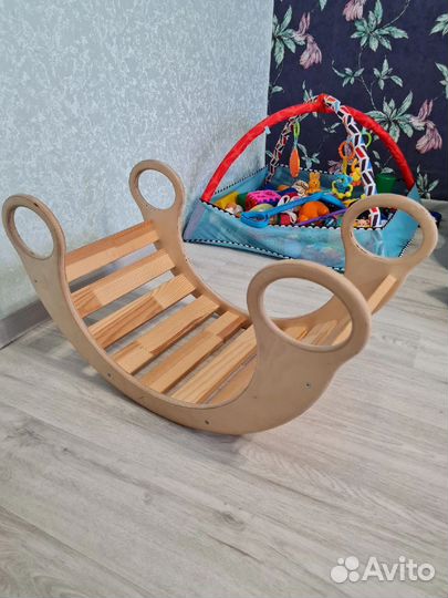 Детская горка качалка