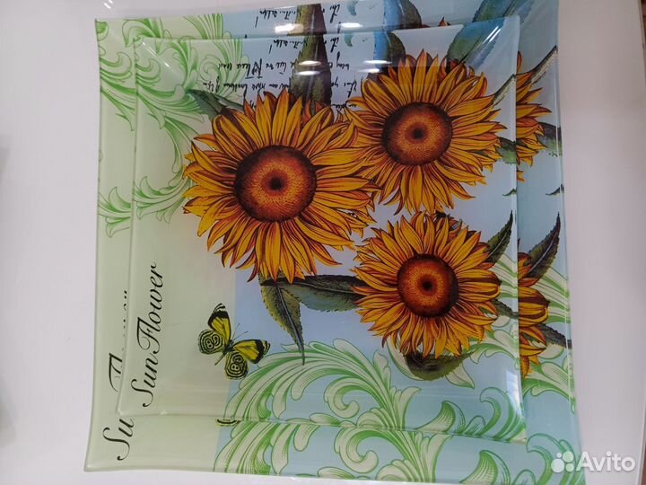 Набор тарелок квадратных 2 шт