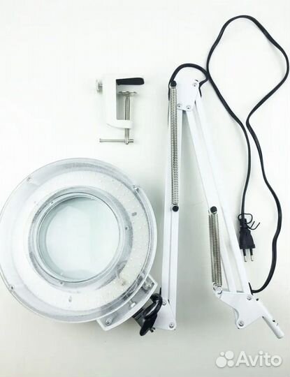 Лампа-лупа настольная