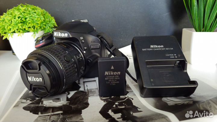 Фотокамера Nikon d3200 / Объектив nikon 18-55mm