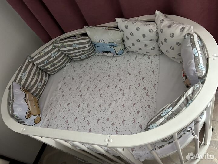 Бортики на кроватку