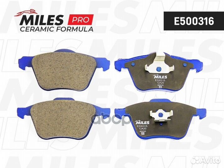 E500316 Колодки тормозные volvo S60/V70/S80/XC7