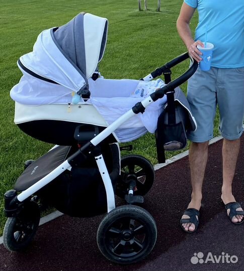 Коляска 2 в 1 эко кожа tutis nani