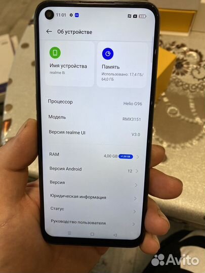 Realme 8i 4/64gb