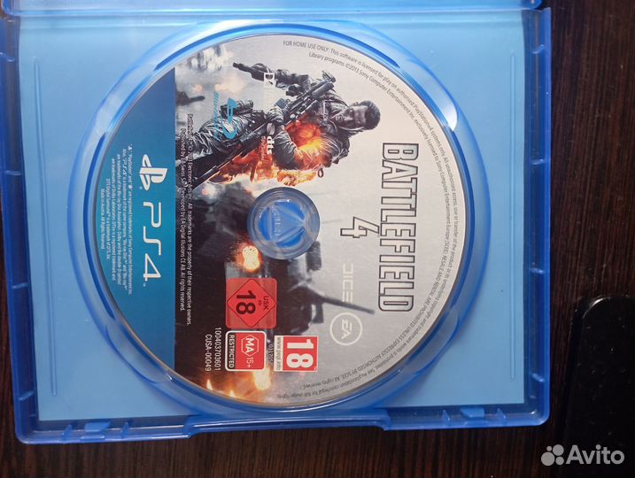 Диски на ps4 battlefield 4