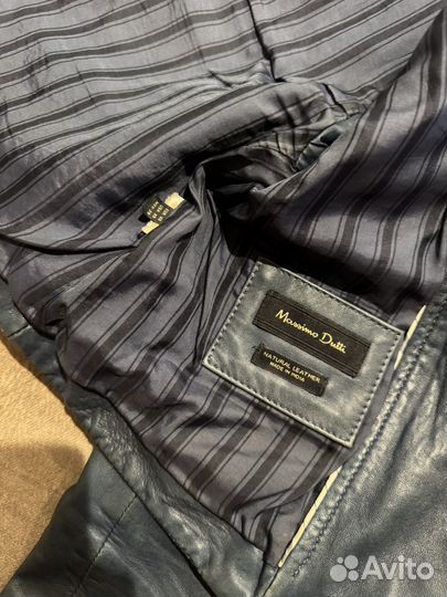 Massimo Dutti куртка кожаная женская