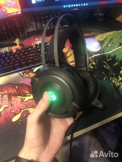 Механическаля клавиатура + наушники blody g520