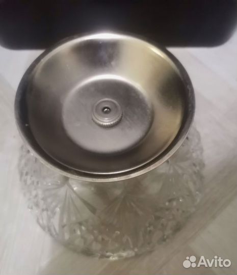 Хрустальная конфетница СССР