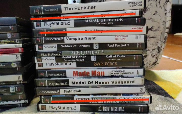 Игры 70+ шт. для PS2 Sony Playstation 2