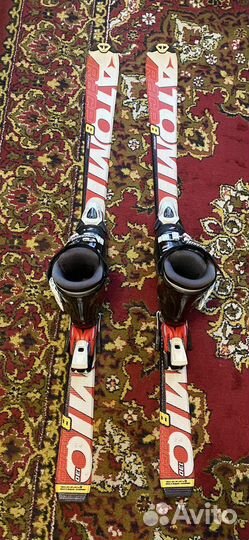 Лыжи Atomic race 130 + ботинки Nordica dobermann