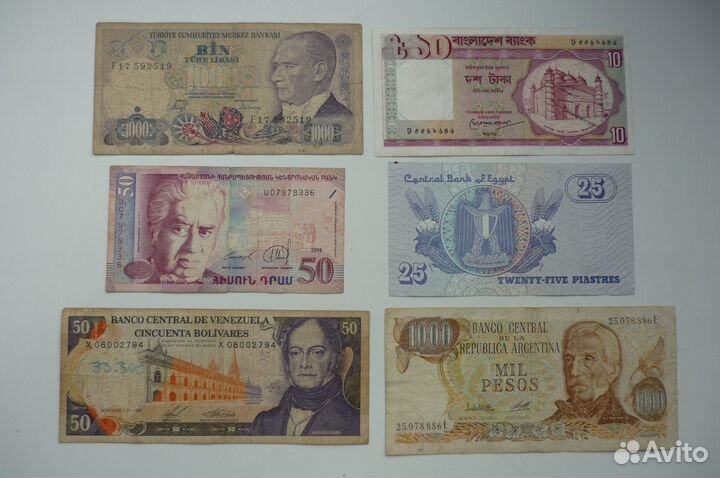 Банкноты разных стран