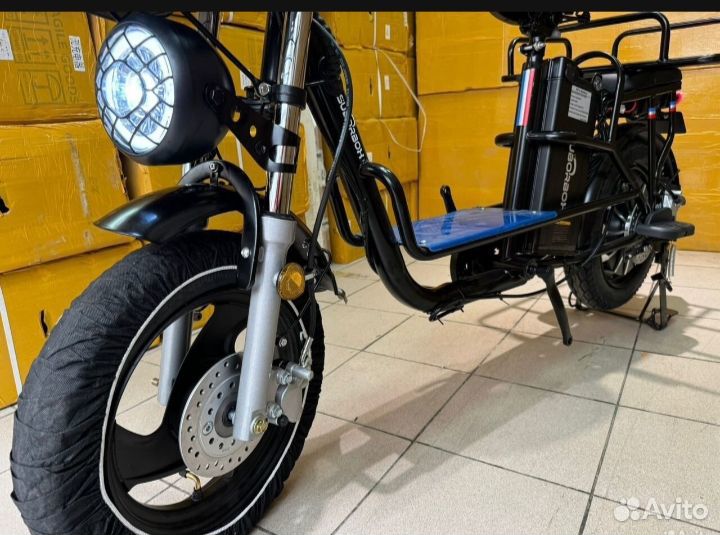 Электровелосипед монстр колхозник для доставки