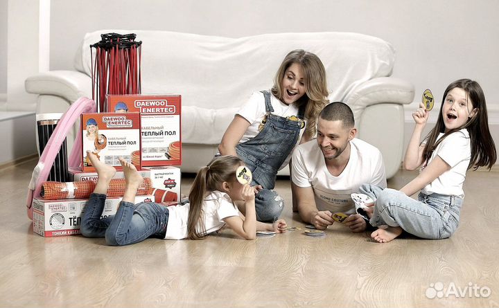 Двухжильный кабельный тёплый пол daewoo enertec