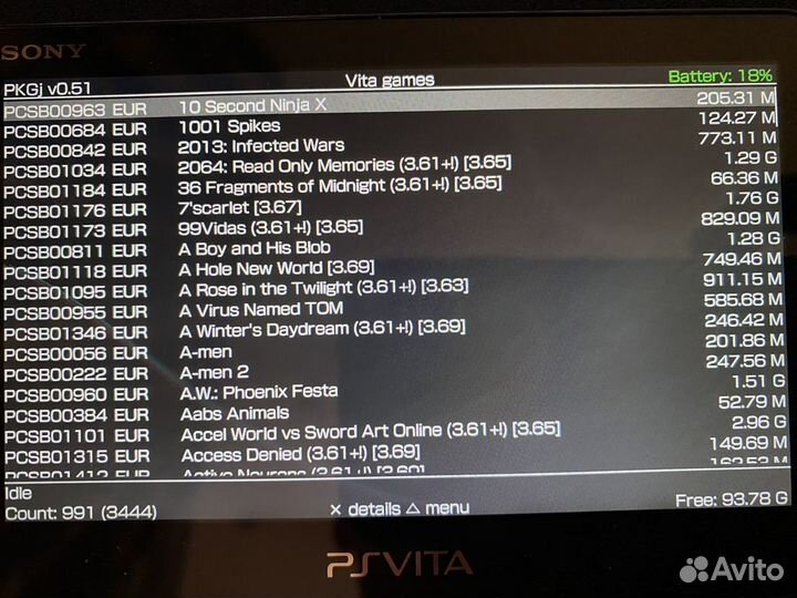 Sony ps Vita