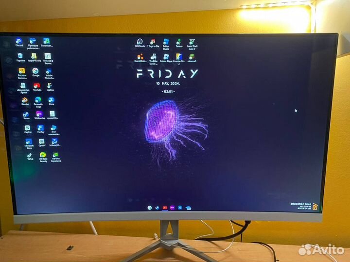 Монитор 165 герц full HD 24