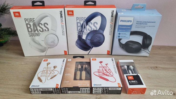 Наушники с микрофоном JBL Tune 500 Blue