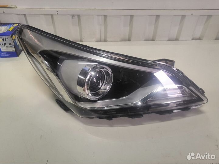 Хендай солярис фара линза