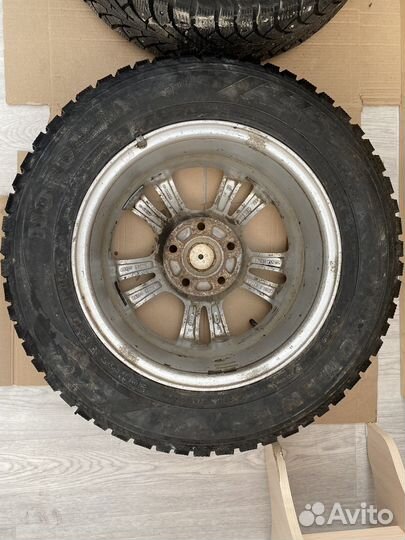 Комплект литых дисков r15 на зимней резине