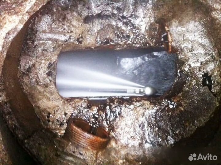 Прочистка засора Прочистка труб канализации