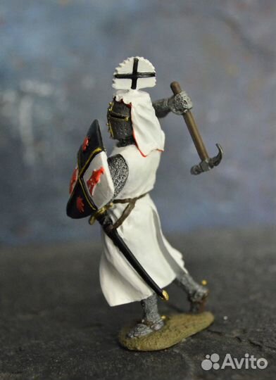 Рыцарь тевтонского ордена оловянный солдатик 54мм