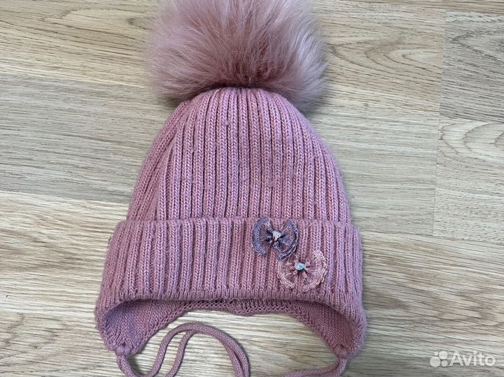 Шапка шлем для девочки