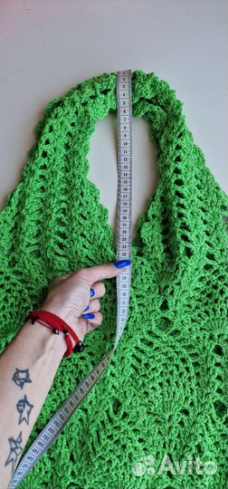 Сумка шопер авоська вязаная