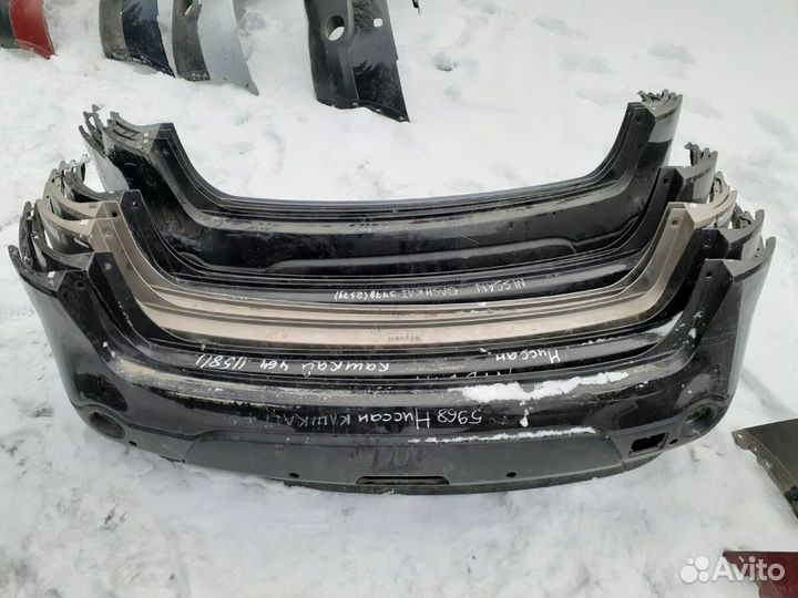 Ниссан Кашкай 2 j10 бампер задний