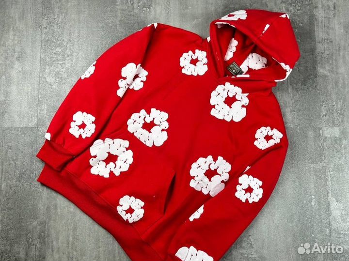 Худи Denim Tears Red (оригинальное качество)