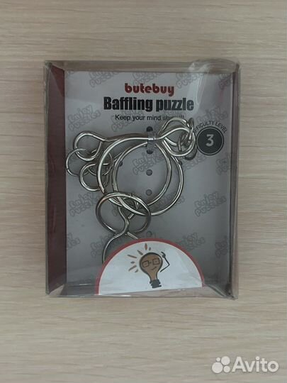 Игра головоломка металл Baffling puzzle