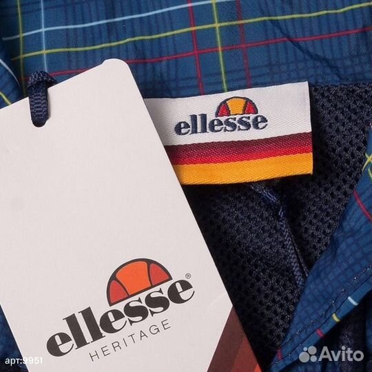 Анорак ellesse С капюшоном В клетку 48(M)