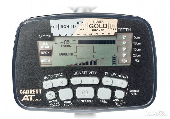 Грунтовый металлоискатель garrett AT gold
