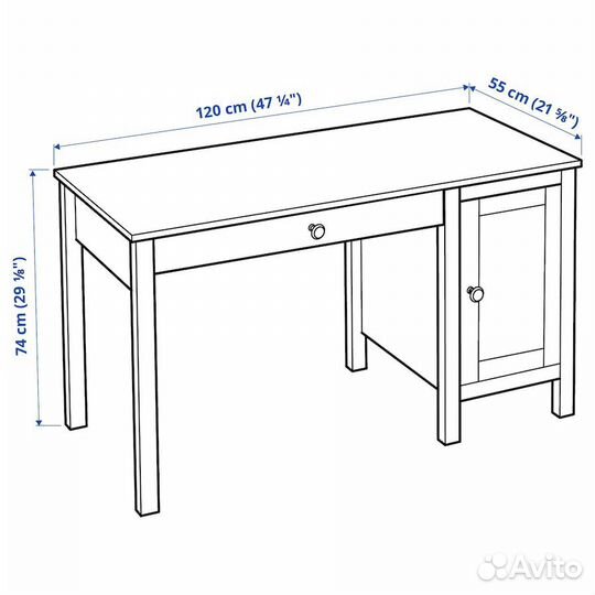 Письменный стол IKEA хемнэс
