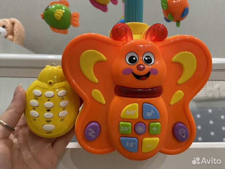 Мобиль в кроватку с проектором