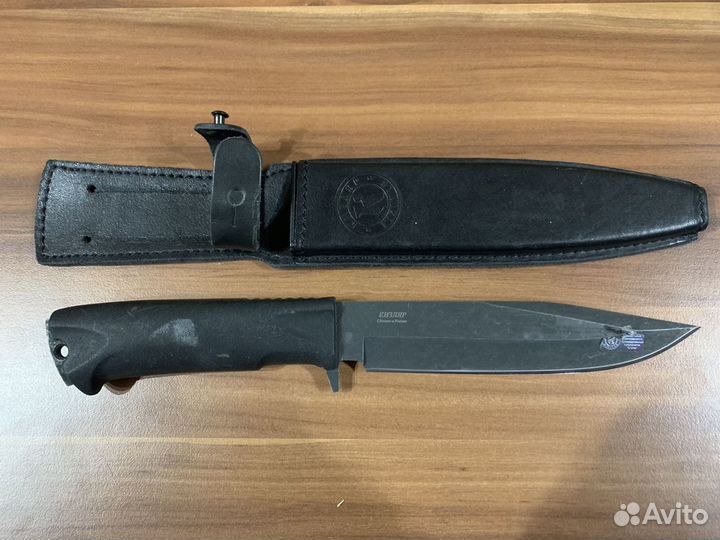 Нож туристический, сталь Х12мф Барс