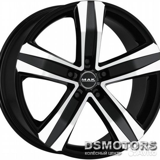 Диски Stone 5 7.5/18 5x114.3 ET38 d66.1 black mirr
