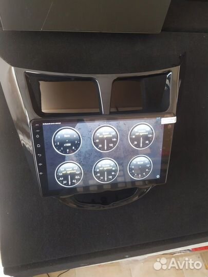 2din android 2/32 GB Салярис с Черной рамкой