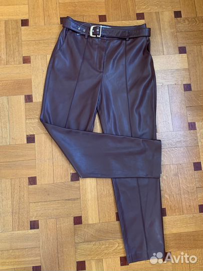 Брюки из экокожи Mango, eur 38, бирки, оригинал