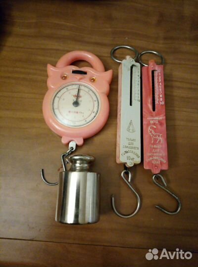 Гири 2шт, весы безмен 3шт, цена за все
