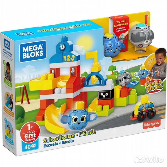 Конструктор Mega Bloks Школа.Новый.Большой,яркий