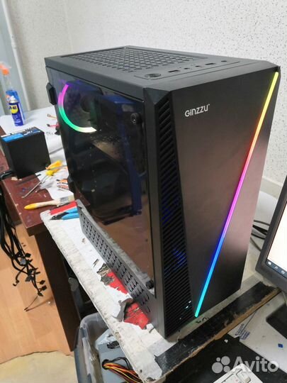 Игровой компьютер i7, 8 г.б., rx 550 4 г.б